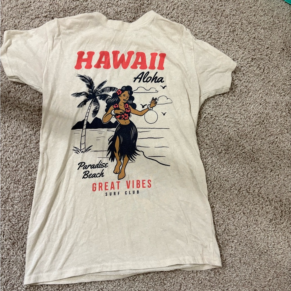 Hawaii Aloha Graphic T-Shirt Small